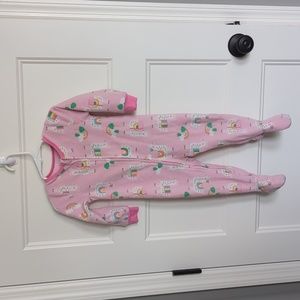 Absorba girls pink alpaca pajamas